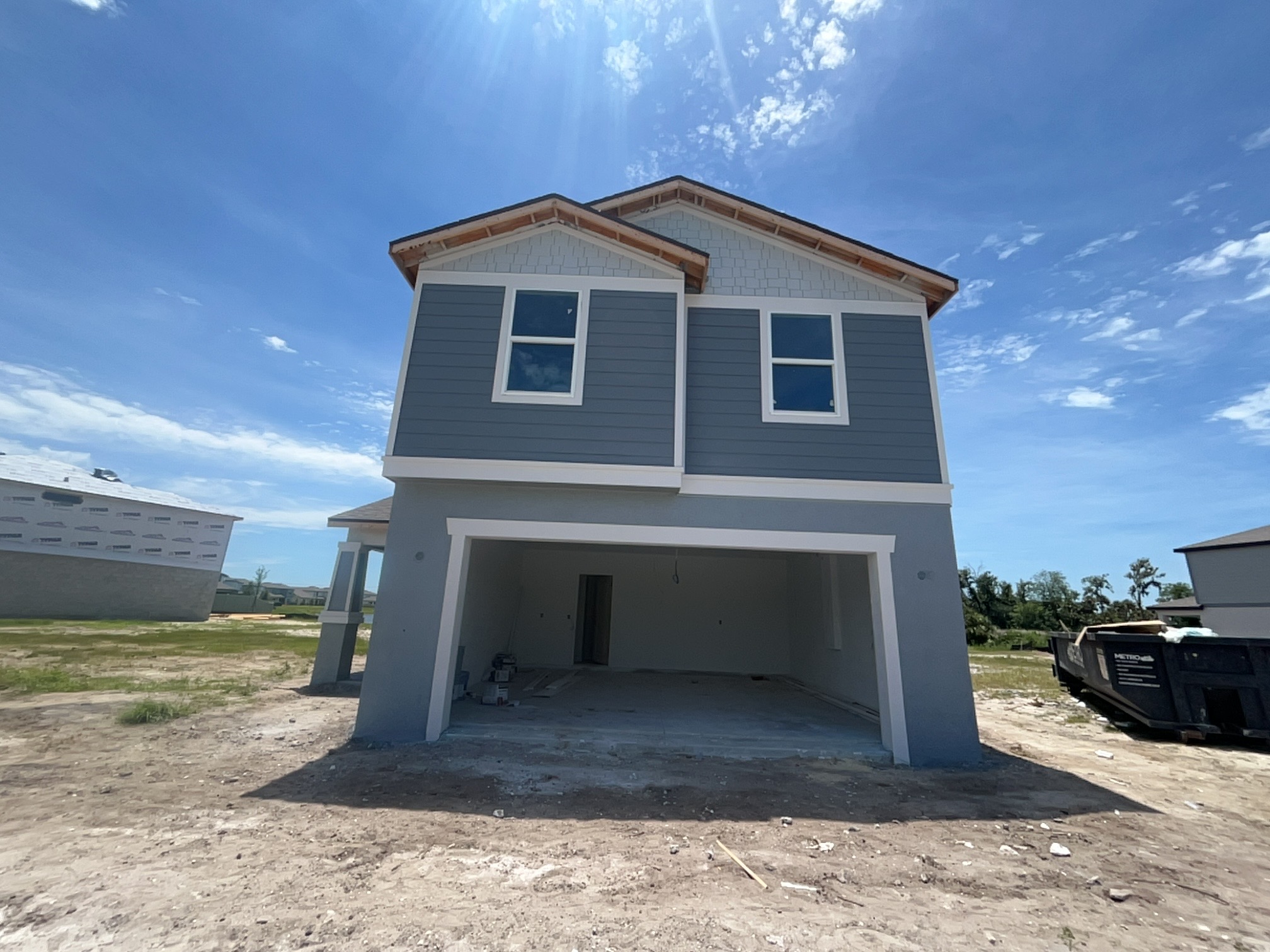Completed exterior painting project by J&R Precision Painting